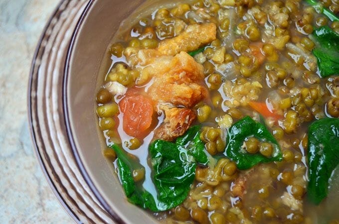 Ginisang Munggo at Chicharon | Recipe | Recipes, Vegetable dishes, Ginisang munggo recipe
