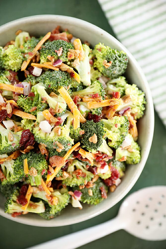 Easy Broccoli Salad - Southern Bite