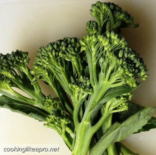 Cooking Baby Broccoli Pasta