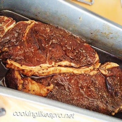 Beef steak marinade