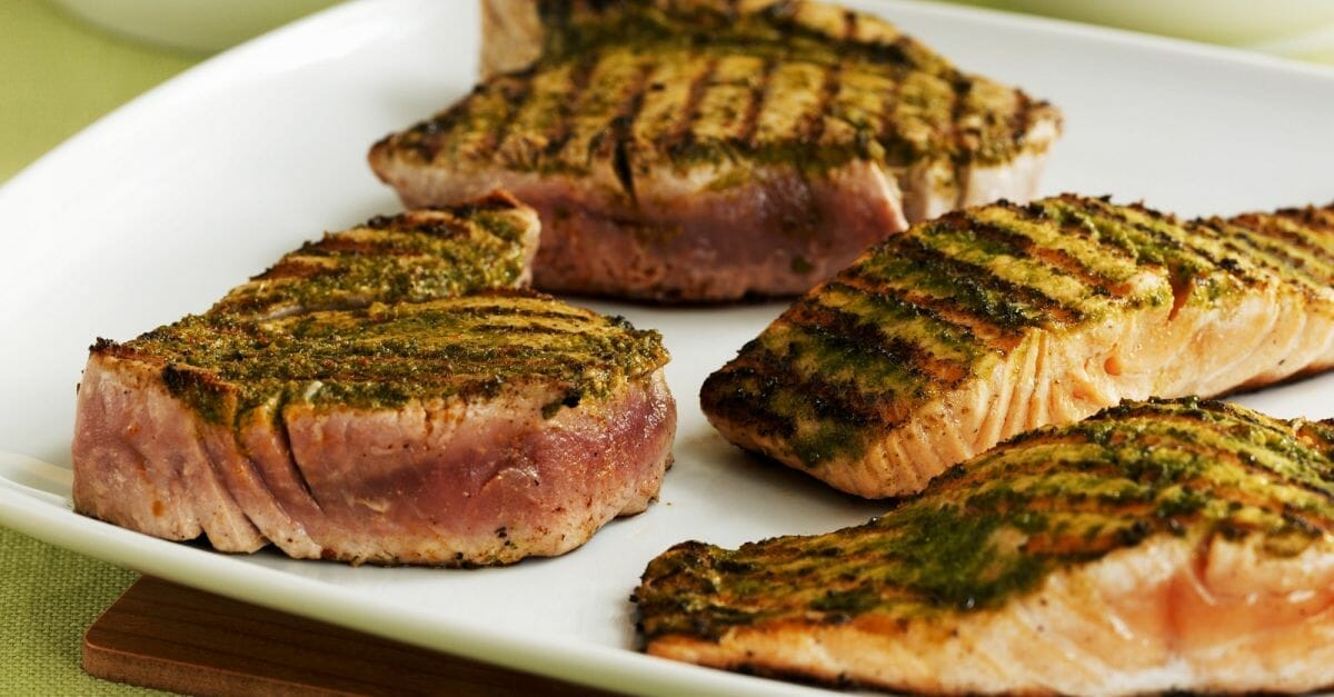 Grilled Fish Steaks recipe | Eat Smarter USA