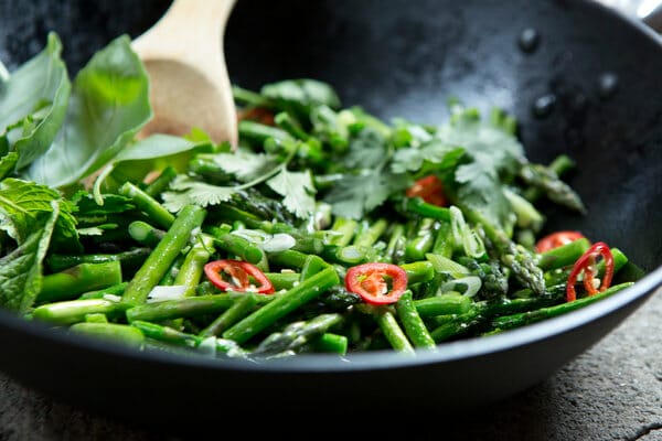 Stir-Fried Spicy Asparagus Recipe - NYT Cooking
