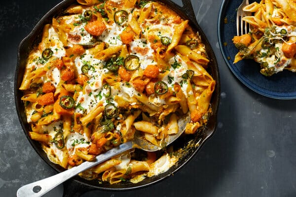 Spicy Butternut Squash Pasta With Spinach Recipe - NYT Cooking